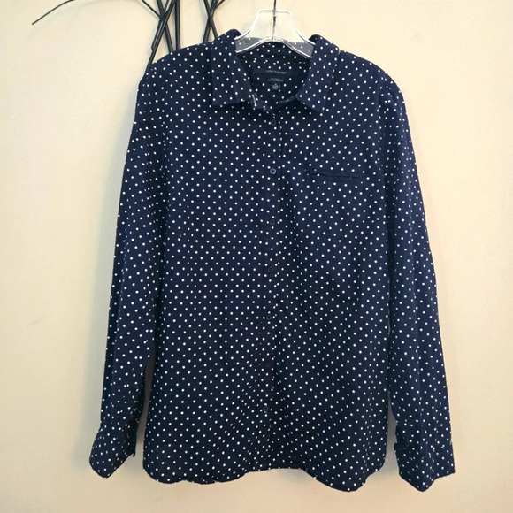 Tommy Hilfiger Relaxed Fit Mem's Polka Dot button-down shirt size XL - Picture 1 of 9
